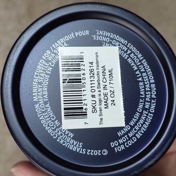 Starbucks Limited Edition Summer 2022 Teal Forest Floral Stainless Steel 24oz - Picture 6 of 7